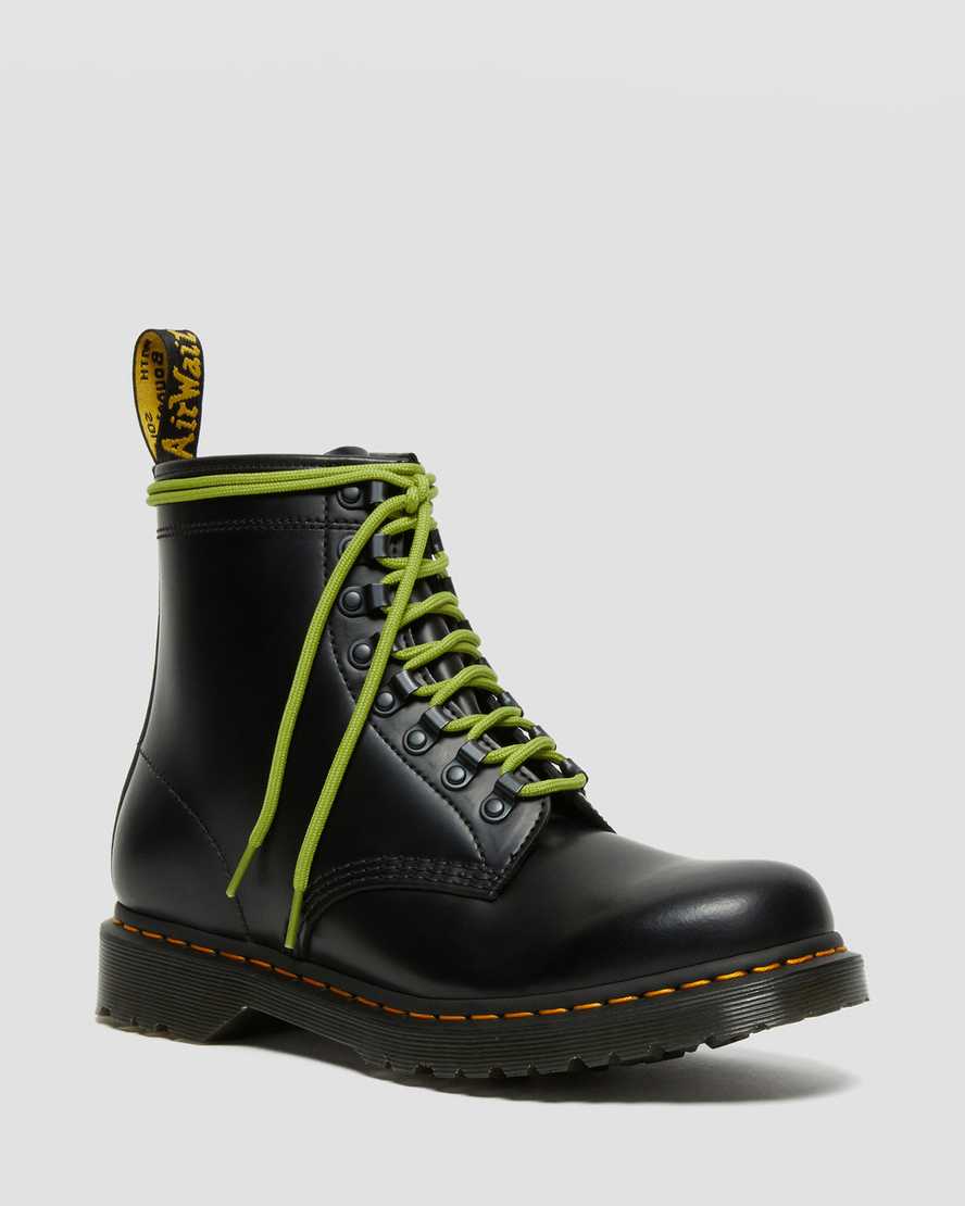 Dr. Martens 1460 Ben Smooth Lær Snørestøvler Dame Svart [0512ZWFIV]